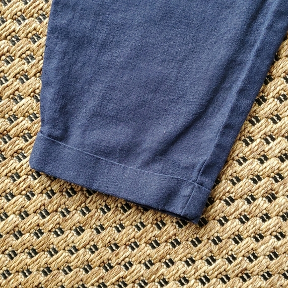 J. Crew Linen Cotton Drawstring Pant Size 4 - Picture 7 of 8